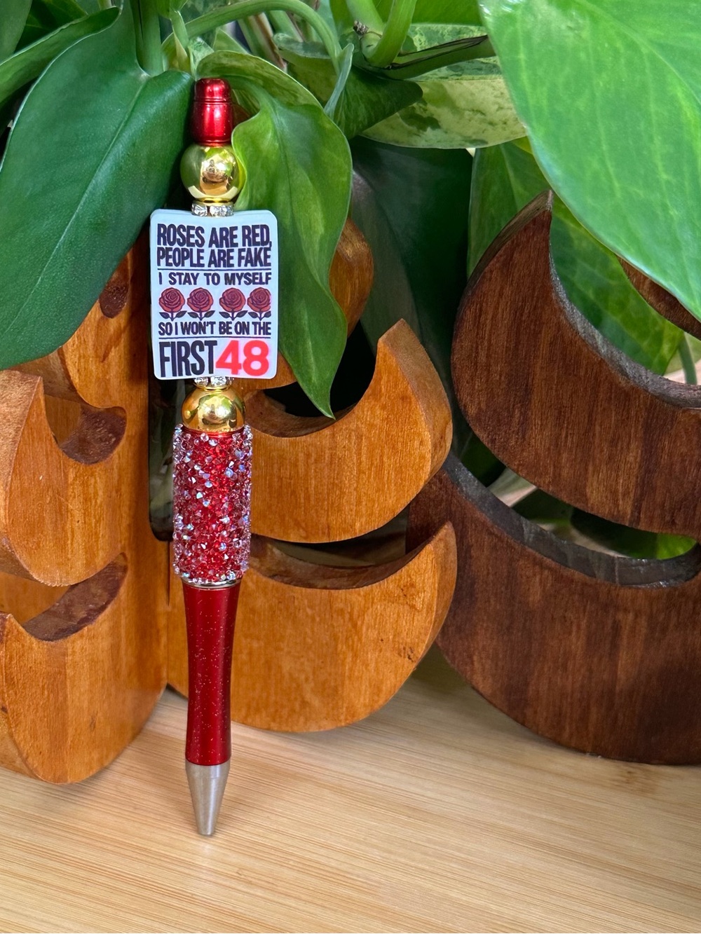 ✨ Handmade Beaded Pen Silicone Pen | Stylish Everyday Writing + Refill✨